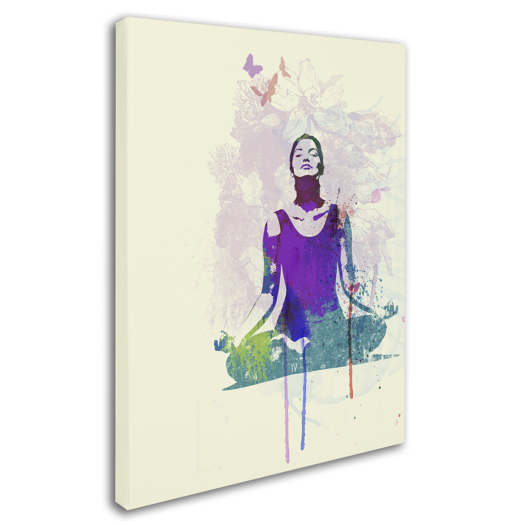 Trademark Fine Art "Meditating Mind" Canvas Art by Naxart