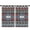Colorful Geometric Triangle, variant on Blackout Kids Curtains,Pink and Grey Watercolor Feather Pattern Childrens Insulated Curtains Set Of 2,Bedroom Essentials,Toddler Room Decor 42x54in(106x137cm)