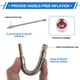 thumbnail image 5 of Juego de extensión de válvula de llanta de cobre de 180 grados con extensión de vástago de 125 mm para automóvil, motocicleta, RV, camión, 5 of 6