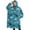 Blue, variant on Oversized Wearable Blanket Hoodie,Yorkie Dog and Pioneer Flower Sherpa Blanket Hoodie with Super Pockets,Super Warm Fuzzy Pullover for Women & Men