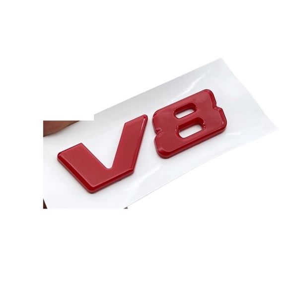 ZWP ABS Chrome Letters Car Fender Side Badge Sticker V8 Emblem Logo Decals Compatible With Mercedes G Class S600 W222 S500 W140 CL600 CLS63
