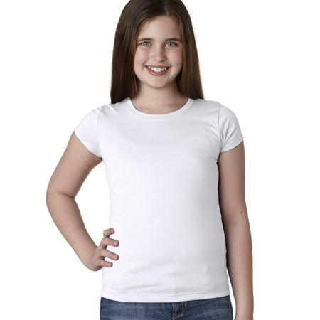 Branded Next Level Girls Princess T-Shirt - WHITE - M (Instant Saving 5% & more on min