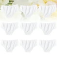 thumbnail image 1 of OUNONA 100Pcs White Disposable Panties Soft Breathable Lightweight for Travel Use, 1 of 7