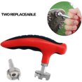 thumbnail image 1 of Tacos de zapatos de golf portátiles Llave de trinquete Accesorios de golf universales de acero inoxidable, 1 of 8