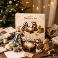 thumbnail image 7 of Christmas DIY Nativity Scene Sets for Crafts, Sewing Kit Quilted Fabric Christmas Decorations Indoor, Christmas Gifts, 7 of 7