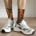 thumbnail image 4 of Uemuo Daisies Pattern Women's Crew Socks, Soft Durable Breathable Moisture-Wicking with Odor Control Cotton socks, 4 of 9