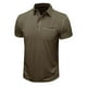thumbnail image 4 of Summer European And American Men's Short Sleeved Men's Lapel T-shirt Color Blocking Top 2XL, 4 of 5