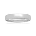 thumbnail image 3 of Men's High-Polish 925 Sterling Silver Wedding Ring, 4mm, 3 of 4