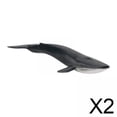 thumbnail image 1 of Figura de ballena,Figuras de ballenas pintadas a mano Figuras de animales,Adornos para tartas con forma de ballena realista y detallada,Escultura de animal para escritorio,figura de, 1 of 8