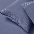 thumbnail image 5 of Nestl Twin Sheets Sets, 3 Piece Instantly Soft, Deep Pocket Twin Bedding, Soft Microfiber Kids Bedding Set, Steel Blue, 5 of 10