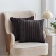 thumbnail image 3 of 2pcs Fuzzy Striped Cushion Covers Faux Fur Throw Pillows Cover Soft Cozy Velvets Pillowcase for Couch Sofa Bed, 3 of 5