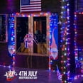 thumbnail image 5 of JMEXSUSS 4th of July Decorations 100 LED String Lights Indoor, 33ft Red White and Blue Lights Plug-in, 8 Modes Patriotic 4th of July Lights for Indoor Outdoor Independence Day American Flag Holiday, 5 of 7