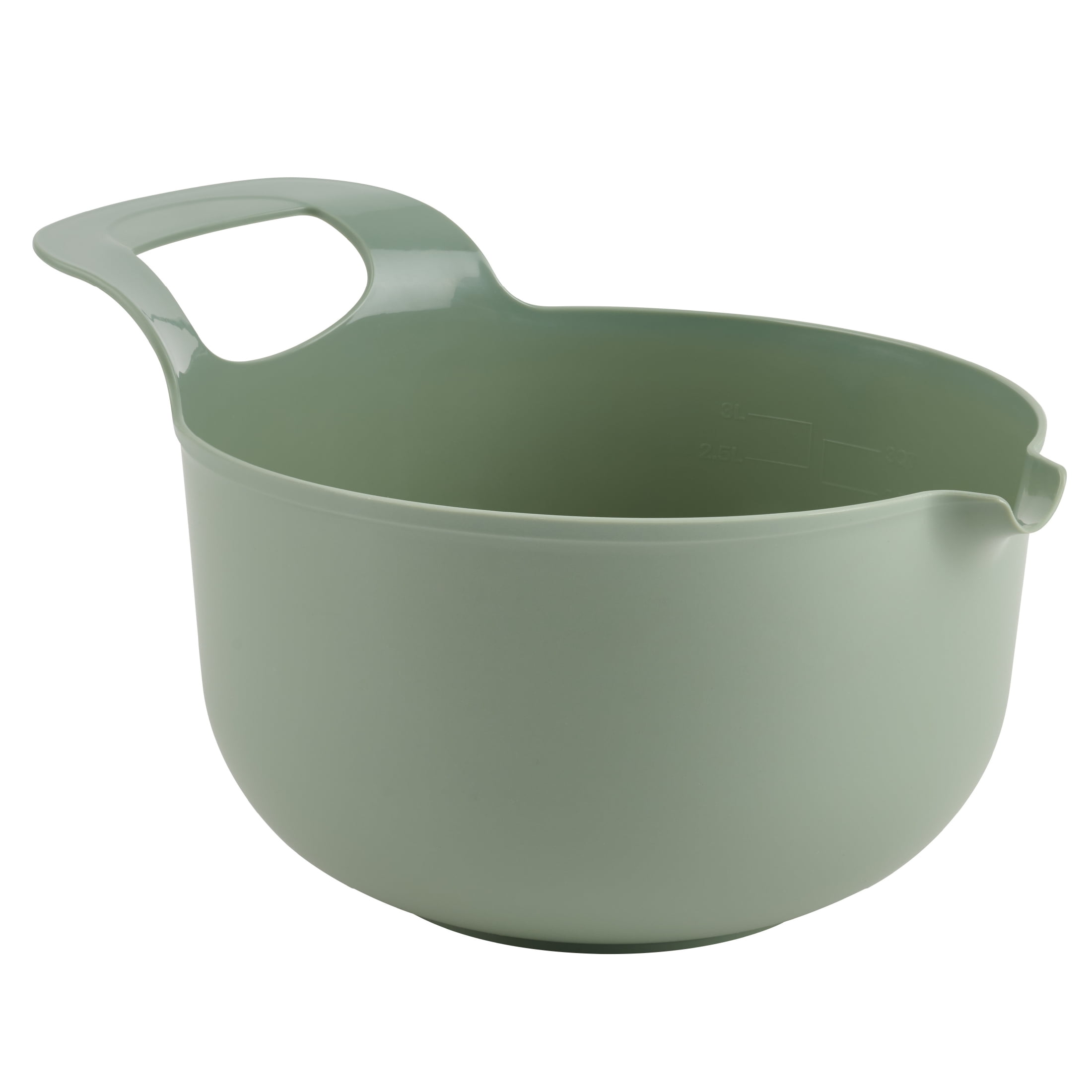 Way to Celebrate 3QT Mixing Bowl, Green, WAY-TO-CEL PL MIXING BOWL