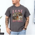 thumbnail image 3 of I Eat Cement Funny Cat Meme Bootleg Graphic T-Shirt, Multicolors, Size S-5XL, 3 of 5