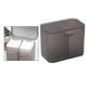 thumbnail image 3 of Organizador de plástico transparente Zulema Estuche organizador de algodón de maquillaje gris, 3 of 8