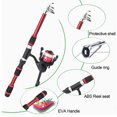 thumbnail image 3 of BNTTEAM Kids Fishing Rod, Kids Fishing Pole Portable Telescopic Fishing Rod and Reel Combo Kit for Boys, Girls, Youth - with Fishing Reel, Fishing Tackles, Fishing Lures, Fishing Lines, 3 of 9