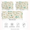 thumbnail image 4 of Reindeer Pattern Satin Pillowcase 20''x40'' Double-Sided Print Soft Wrinkle Resistant, 4 of 9