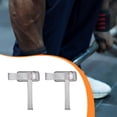 thumbnail image 1 of DYNWAVECA 2 Pcs Sangles de Poignet pour Musculation Hommes Femmes Exercice de Soulevé de Terre Gris, 1 of 9