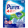 Purex 4-in-1 Laundry Detergent Pacs, Mountain Breeze, 58 Count