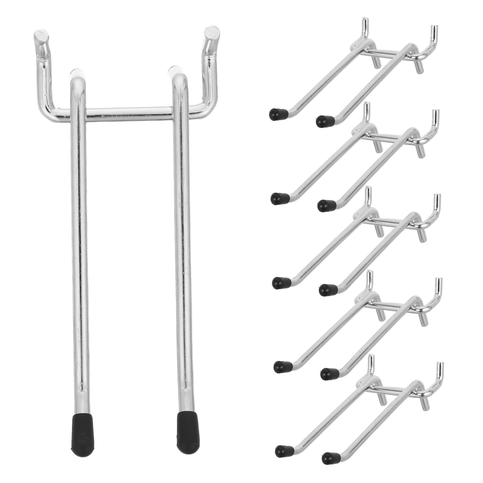 LOLIPPYY 6-Pack Heavy Duty Pegboard Hooks for Garage, Tool Storage, Workshop & Craft Organization