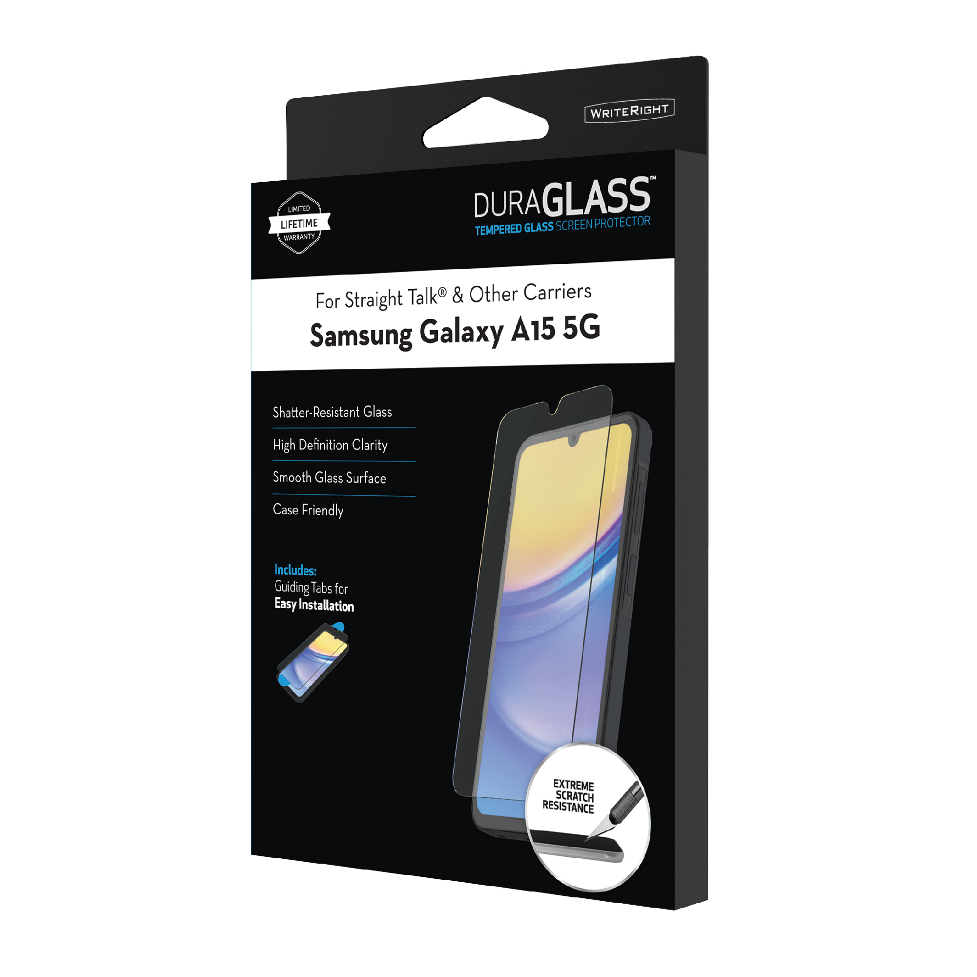 DuraGlass Tempered Glass Screen Protector For Galaxy A15 5G photo 2