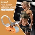 thumbnail image 4 of Rodillo de abdomen 2 en 1, duradero, con almohadilla para arrodillarse, color aleatorio para gimnasio en casa (A), 4 of 6