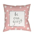 thumbnail image 2 of Be Our Guest 18 x 18 x 4 Throw Pillow, 2 of 2