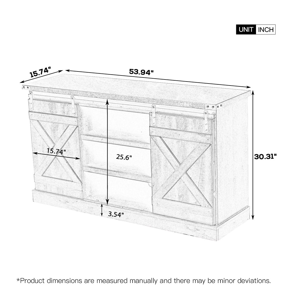 Kepooman Mid Century Modern Wood TV Stand for Living Room, TV Cabinet with Storage Space and Shelf, White Kepooman Mid Century Modern Wood TV Stand for Living Room, TV Cabinet with Storage Space and Shelf, White