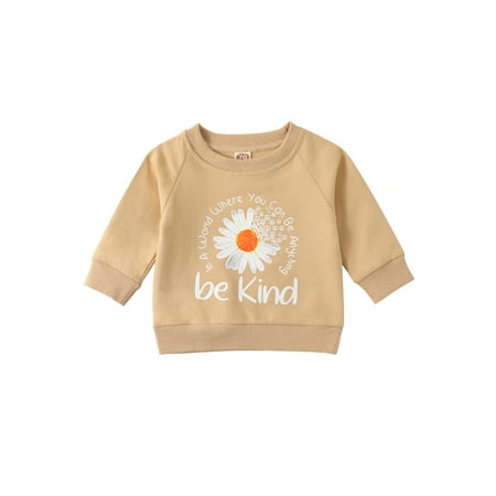 

Long Sleeve Pullover for Toddler Baby Print Round Neck Tops Spring Autumn Casual Clothes