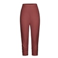thumbnail image 3 of MKLEKYY Leggings de yoga para mujer, leggings de cintura alta, pantalones de yoga holgados, leggings de entrenamiento., 3 of 4
