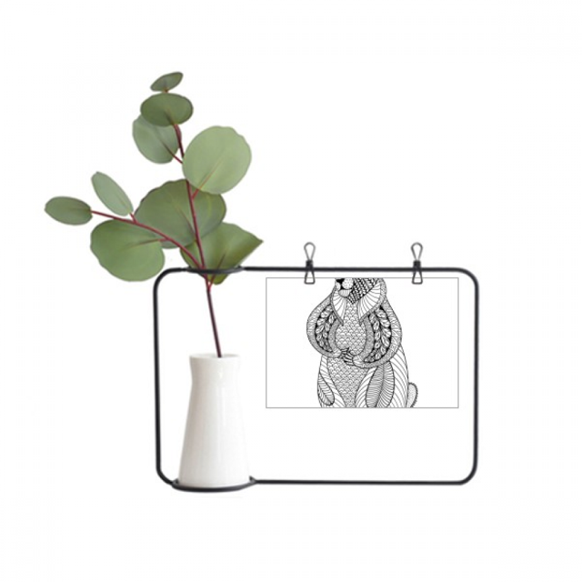 Animal Big Mouse Picture Metal Picture Frame Cerac Vase Decor