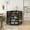 Black, variant on Demi Bonn 40" Kitchen Pantry Cabinet with 12 Shelves, 5 Tiers, Storage Cabinet for Home Use, Durable Construction & Spacious Storage, Black