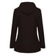 thumbnail image 3 of Chaquetas y abrigos casuales sin capucha de manga larga para mujer, chaqueta impermeable lisa, chaquetas para exteriores, impermeable con capucha, abrigo cortavientos para mujer, 3 of 4