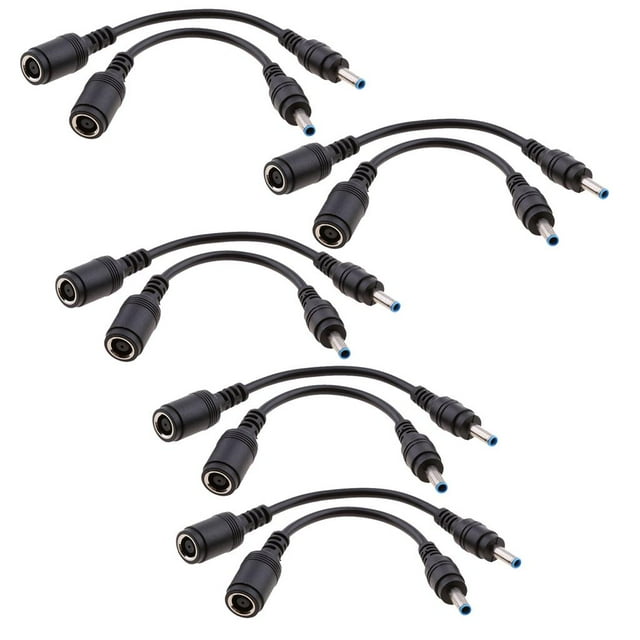 Adaptador de Corriente Continua 5x 2 Piezas shamjiam Cable de alimentación de CC