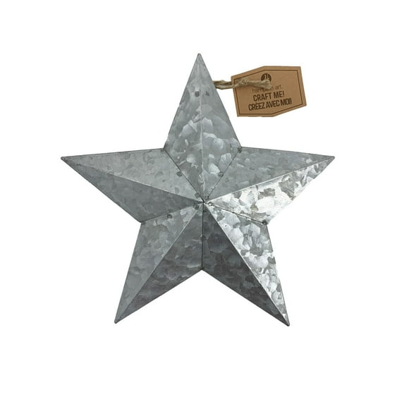 GALVANIZED STAR SMALL 9.5"