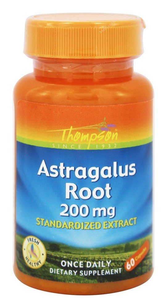 Thompson Astragalus Root Standardized Extract 200 mg. 60 Capsules