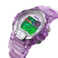 thumbnail image 4 of Montre Numérique Étanche pour Enfants LED ;;; ;;; Design Rétroéclairé Style Sport Cadran Rond Montre-Bracelet, 4 of 7