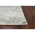 thumbnail image 2 of 5'x8' Ivory Blue Machine Woven Distressed Floral Traditional Indoor Area Rug, 2 of 4