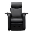 thumbnail image 2 of PediPlush Pedicure Chair Lounge Nail Chair Non-Plumbing, Reclining, Adjustable with Manicure Tray Armrest, Black, 2 of 7