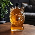 thumbnail image 5 of RKSTN Glass Bottles Wolf - Crested Whiskey Bottle Kitchen Gadgets, 5 of 5