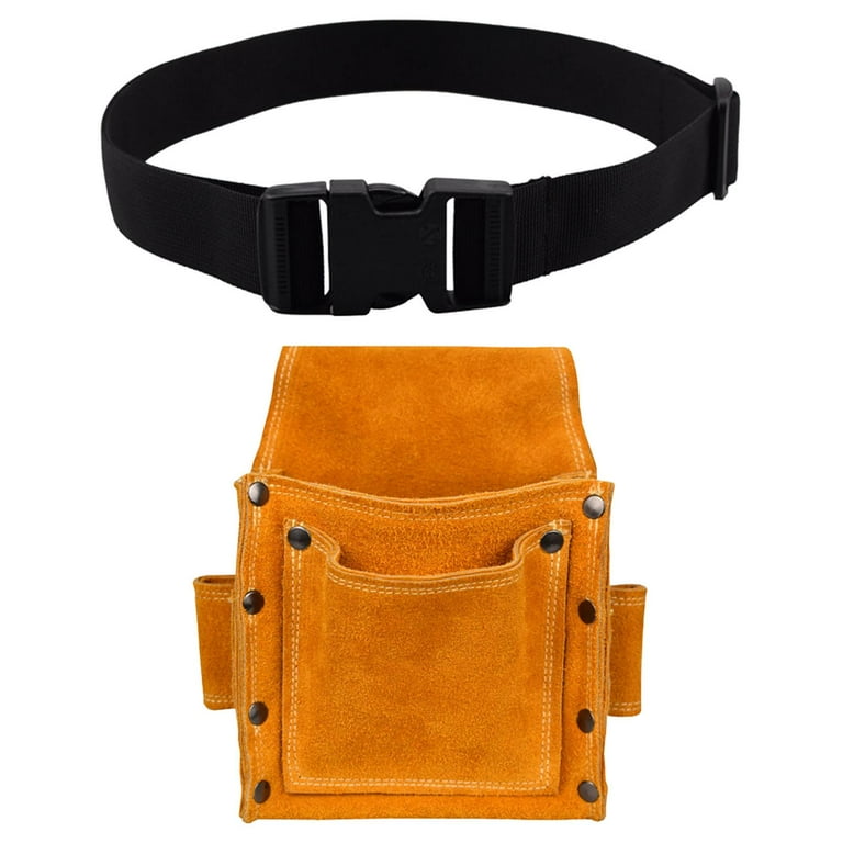 Large Quality Leather Utility Belt Pouch