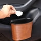 thumbnail image 4 of Car Trash Can, Car Interior With Leather Car Trailer Door Storage Bucket To Store Garbage Bags, Car Supplies, 4 of 7