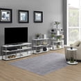 thumbnail image 6 of Convenience Concepts Designs2Go No Tools 2 Tier Round End Table, White/Chrome, 6 of 7