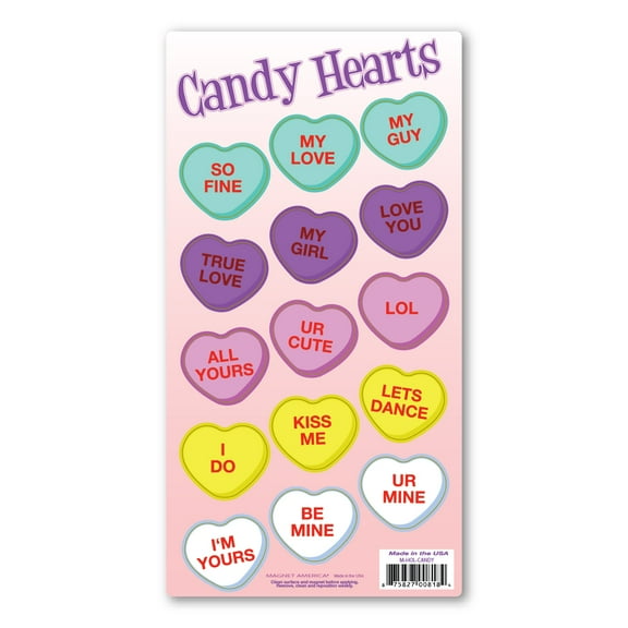 Candy Hearts Magnet Pack