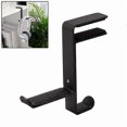 thumbnail image 2 of Headphone Holder Desk Mount Headset Hanger Clip Hook Display Stand (White), 2 of 4