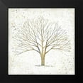 thumbnail image 2 of Tillmon, Avery 15x15 Black Modern Framed Museum Art Print Titled - Solitary Tree Gold, 2 of 5
