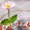Large, variant on 2025 Creative Floating Floral Arrangement Holder, Floating PVC Mini Vase for Bowls/Fish Tanks, Wind-Driven Waterproof Flower Holder with Dynamic Rotation