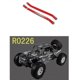 thumbnail image 2 of 2026 2pcs Rear Upper Link Rod 10985 Compatible With Vrx Rh1043 Rh1045 1/10 Rc Car,2, 2 of 5