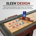thumbnail image 7 of Hathaway Challenger 12-Foot Shuffleboard Table with Dark Cherry Finish, 7 of 7