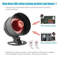 thumbnail image 2 of KERUI Kit de Système d'Alarme de Sécurité Autonome pour Maison Bureau Magasin, Sirène Sans Fil Résistante aux Intempéries pour Intérieur/extérieur avec Télécommande et Contact de Porte, 2 of 9
